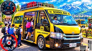 New Minibus Simulator 2026 - Indian School Bus Offroad Driving Game - Android Gameplay screenshot 5