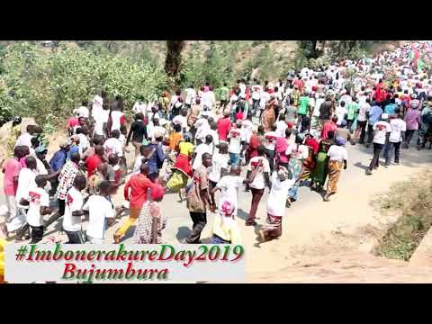#ImbonerakureDay Marche des Imbonerakure en province Bujumbura en présence du SG