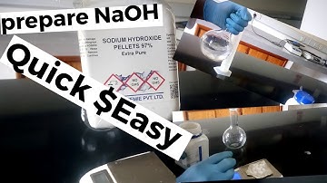0.3M sodium hydroxide prepared Quick $ Easy!