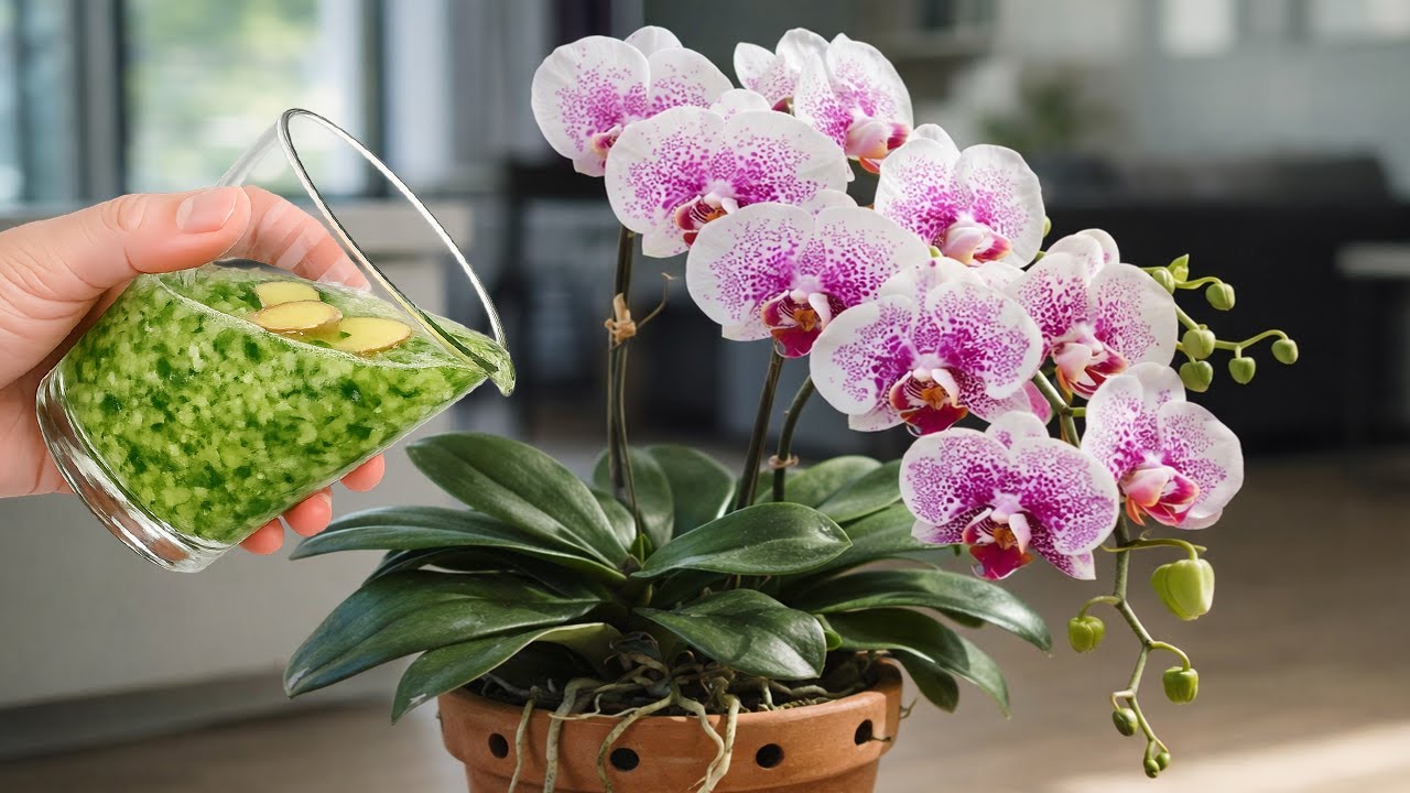 Налейте 1 стакан! Корни, листья и цветы цветут круглый год!