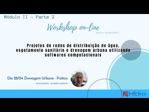 Workshop on-line - Projetos de drenagem urbana (Prática)