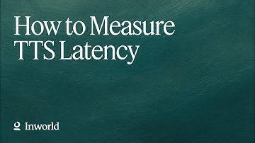 How to Measure TTS Latency using Inworld Runtime
