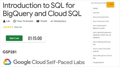 Introduction to SQL for BigQuery and Cloud SQL | GSP281 | Cloud | QUICK-GCP-LAB | 2024 #qwiklabs
