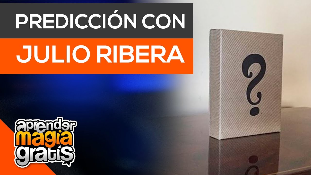 Prediccion increible con Julio Ribera Aprender magia gratis - YouTube