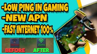 New APN 2020! Fast Internet! Low Ping Gaming Settings! To All Networks