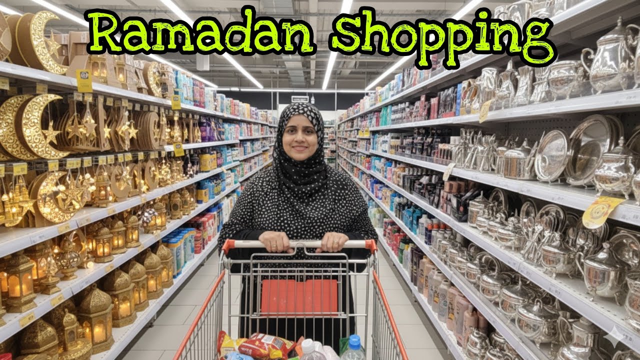 Ramadan shopping vlog | Ramadan decoration ideas | Ramadan kitchen shopping | nazneen vlogs 