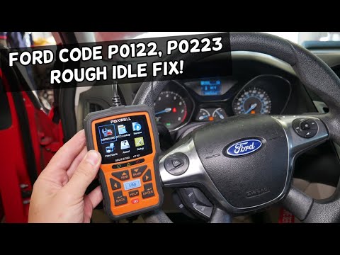 フォードコードP0122、P0223ラフアイドル、アイドルハイ、電源修正なし