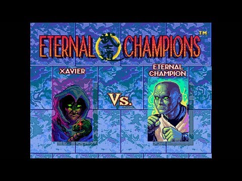 Eternal Champions - Xavier Playthrough/Longplay [Sega Genesis/Mega Drive] [60 FPS]
