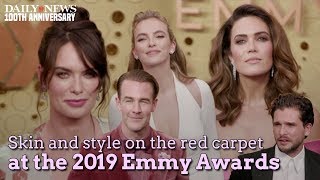 Skin and style on 2019 Emmys red carpet