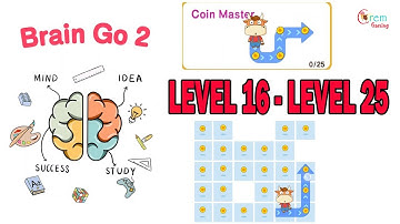 Brain Go 2 All levels 16 – 25 ANSWERS – Coin Master | Cremgaming