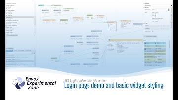EEZ Studio video tutorial - Login page demo & basic Widget styling