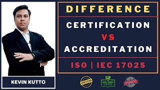 Certification Vs Accreditation Kevin Kutto Mechanical Vault