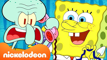 SpongeBob | 90 MENIT SpongeBob dan Squidward 🧽🦑 | Nickelodeon Bahasa