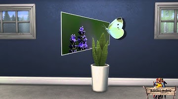 Bakies The Sims 4 Custom Content: 3D Pop Out - Animal Spring - Wall Decals