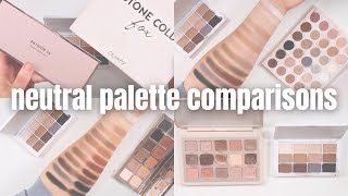 Makeup By Mario The Neutrals Palette Comparisons Patrick Ta Colourpop Natasha Denona