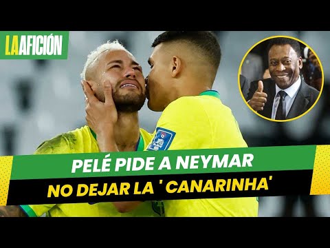 Pelé pide a Neymar seguir en la selección de Brasil tras eliminación : “eres fuente de inspiración”