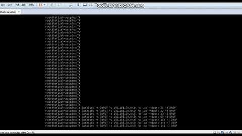 Konfigurasi firewall Debian 8
