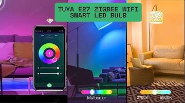 Tuya E27 Zigbee WiFi Smart LED Bulb | RGB+CW+WW 15W/18W Alexa & Google Home Compatible Smart Lamp