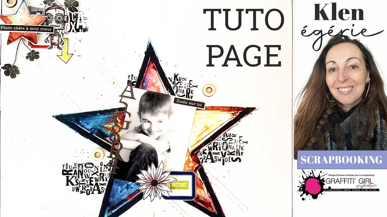 Tutoriel de Page Scrapbooking Inspirée par un Sketch d'Ophélie, avec quelques nouveautés :)