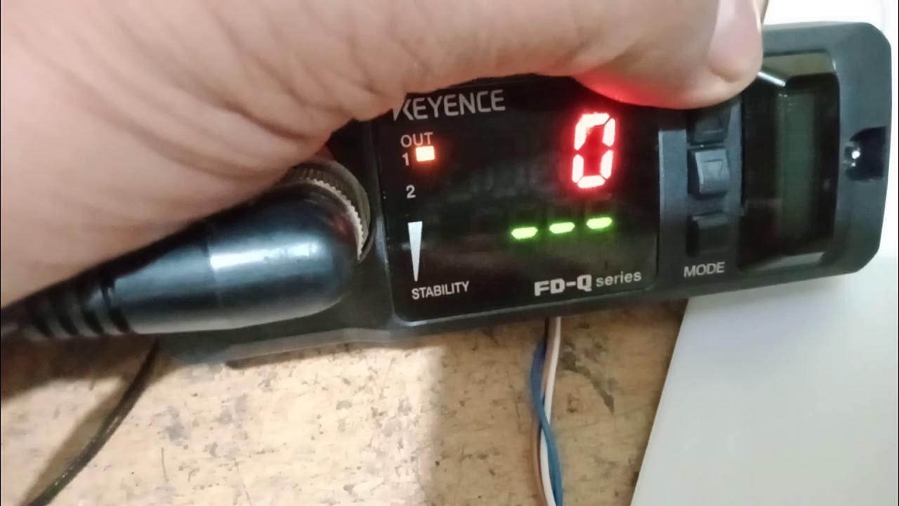 cara setting clamp flow meter keyence FDQ. totalizer menggunakan high speed counter PLC FX3U