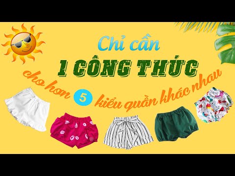 Video: Cách May Quần Chẽn Cho Bé Gái