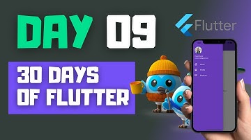 Day 9 -  Material Drawer | DevTools | ListView | NetworkImage #30DaysOfFlutter
