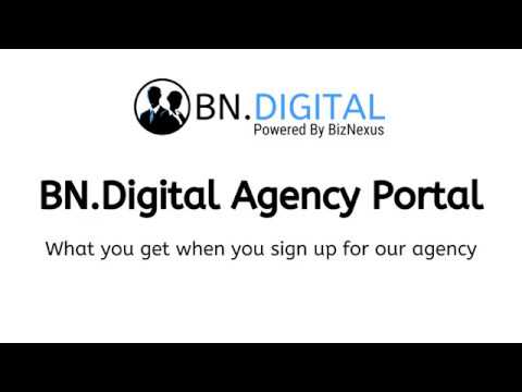 BN.Digital Agency Portal - What you get when you sign up for our agency