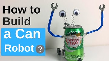 How to Make a Walking Tin Can Robot [For Beginners] Very Simple 1-1