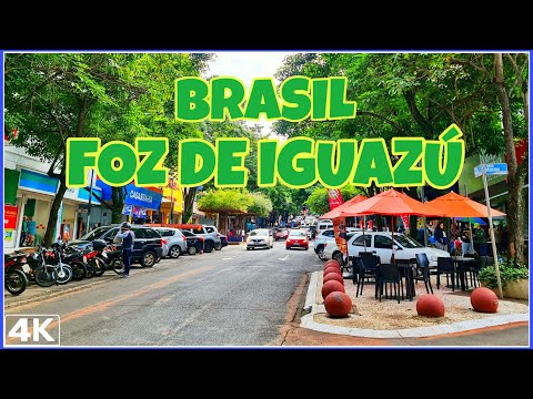 【4K】FOZ DE IGUAZÚ, Recorriendo La Extensa AVENIDA BRASIL | WALK Foz do Iguaçu 2022, BRASIL