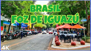 【4K】FOZ DE IGUAZÚ, Recorriendo La Extensa AVENIDA BRASIL | WALK Foz do Iguaçu 2022, BRASIL