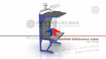 Industrial extraction table Typ: PK-IAT