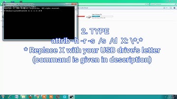 How to Remove Shortcut Virus from USB\Pendrive -cmd