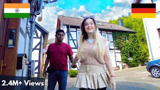 My Indian Husband visits my German Village ❤ Village Tour Germany | Heimbach, Eifel