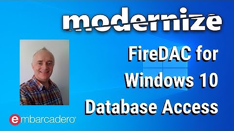 FireDAC for Windows 10 Database Access