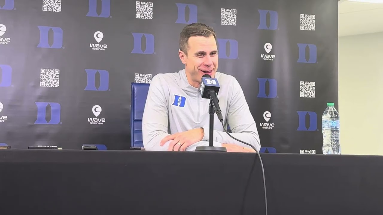 Jon Scheyer full press conference Duke win over Syracuse