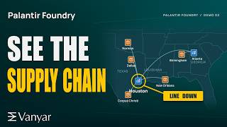 Palantir Foundry Supply Chain Demo: Trace a Plant Shutdown