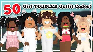 50 TODDLER Bloxburg Outfit Codes for Girls! | BLOXBURG ROBLOX | ROBUILDS
