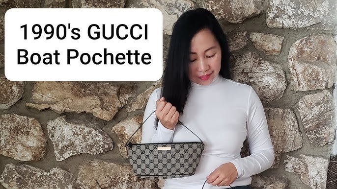 VINTAGE GUCCI BOAT POCHETTE, HOW MY OLDEST BAG HAS HELD UP AFTER 20 YEARS