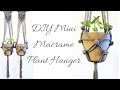 DIY Mini Macrame Plant Hanger | Step by step macrame plant hanger tutorial #5