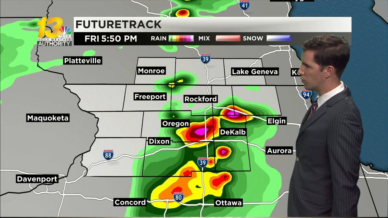 Spotty showers and storms come back Friday - YouTube
