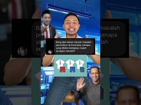 Sekolah Indonesia HARUS ganti seragam? Kan banyak masalah lain? Hoax ga nih? #shorts