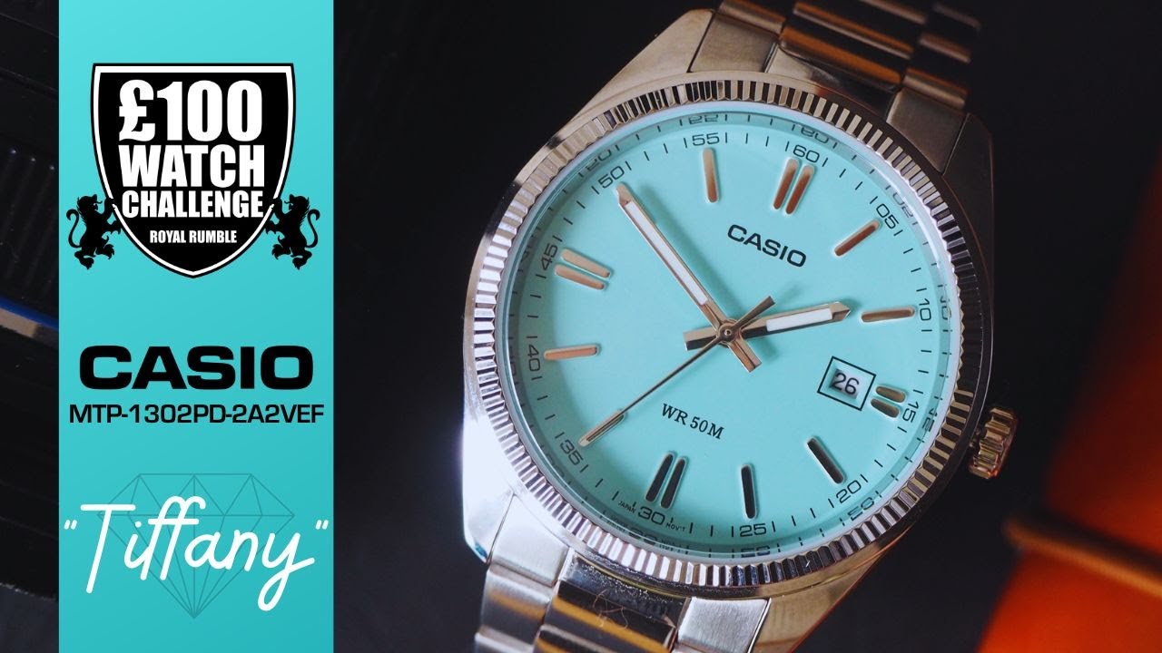 100 Watch Challenge – Info in Description (My choice, the Casio Tiffany  MTP-1302PD-2A2VEF) 