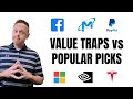 Value Trap Stocks vs. Popular Wall Street Picks