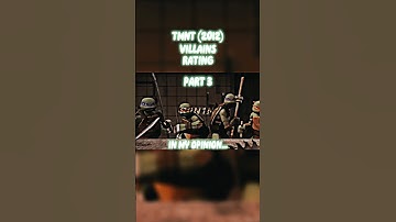 TMNT 2012 VILLAINS RATING || PART 3 #shorts #tmnt #tmnt2012 #ninjaturtles #ninja #villan #edit