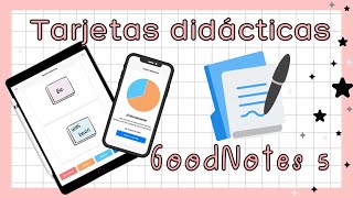 ✅✍ How to create TEACHING CARDS in GOODNOTES 5 Easy and very useful! 😎