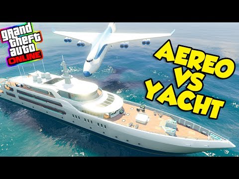 Gta 5 ITA - Aereo di linea vs Yacht!!