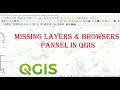 QGIS 2026: Fix Missing Layers &amp; Browser Panel in Seconds (Step-by-Step)