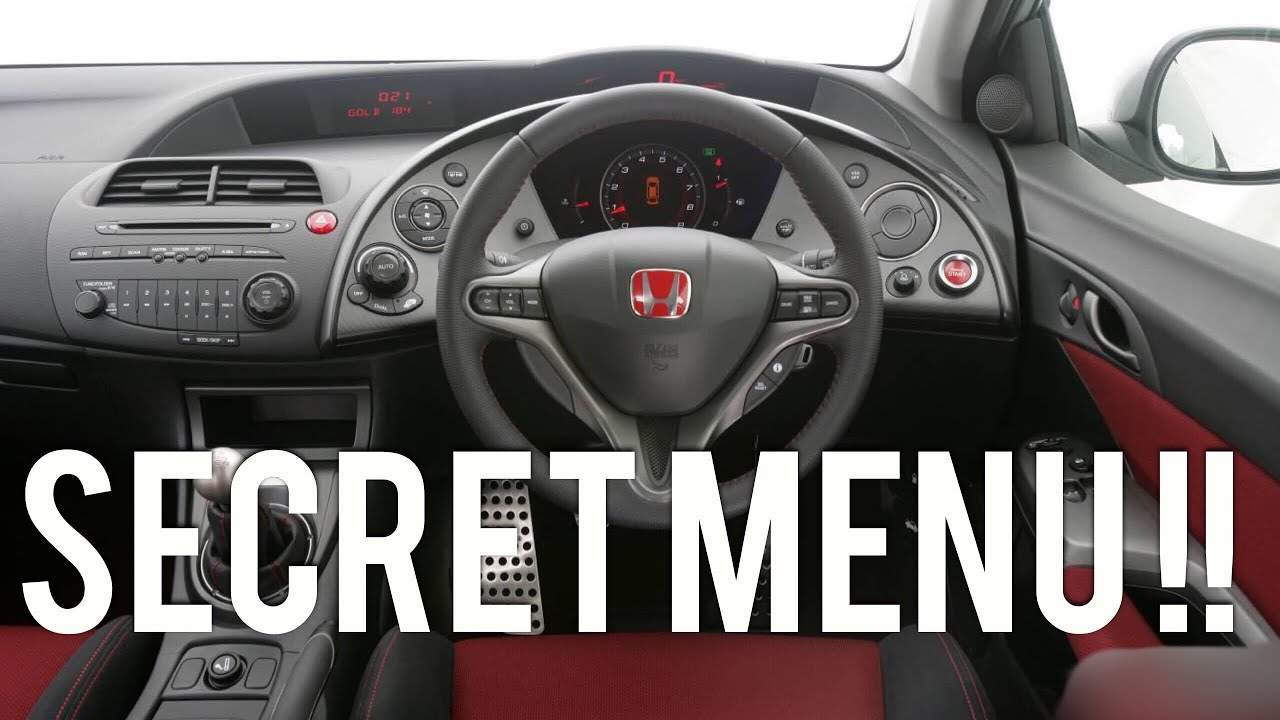 How To Activate Red Vtec Light Access Secret Menu Honda Civic Fn2 Type R