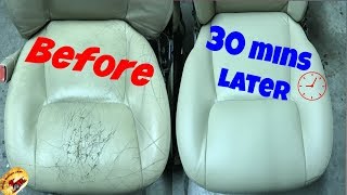 4 Ways To Repair Leather Car Seats Wikihow - How To Mend Torn Leather Car Seat