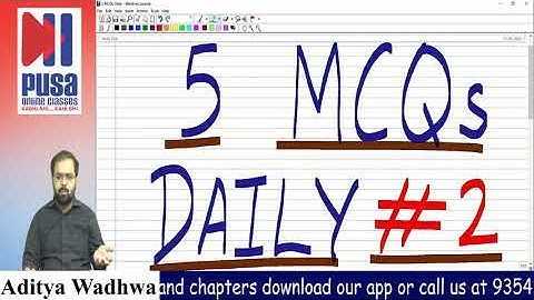 Accounts Class 12 | 5 MCQs Daily @ 8:30 PM | Day 2 by Aditya Wadhwa sir